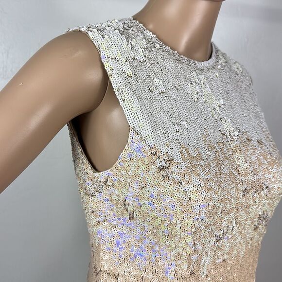 Needle & Thread Sequins Sleeveless Gloss Mini Dress Size 4 - Picture 2 of 12